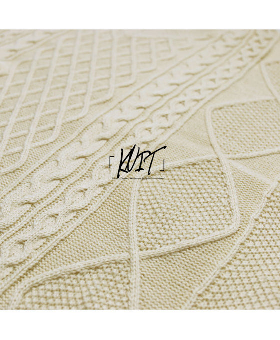 【セール商品返品交換不可】ゆったりラフ！大胆スリットに惹かれる。『クリーム』