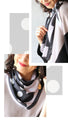 A dot scarf that will brighten your mood.