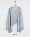 Eye-catching deformed summer knit 