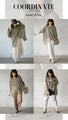 Eye-catching, deformed summer knitwear 