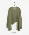 Eye-catching, deformed summer knitwear 
