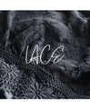 Captivating with lace. Beautiful blouson in black