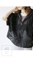 Captivating with lace. Beautiful blouson in black
