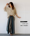 A rough yet elegant pleated top for adults