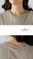 A rough yet elegant pleated top for adults