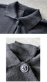 Perfectly functional and stylish, the deformed knit cardigan 