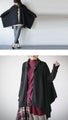 Perfectly functional and stylish, the deformed knit cardigan 