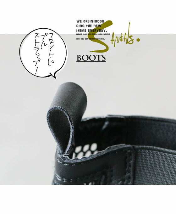 【セール商品返品交換不可】ハード好きさんの為のサンダル『ブラック』