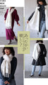 Can be used until early spring! Face-flattering dull color scarf 