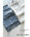 Can be used until early spring! Face-flattering dull color scarf 