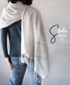 Can be used until early spring! Face-flattering dull color scarf 