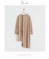 A great vertical effect! The zipper line is effective! Asymmetrical top