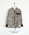 OTONA original. Vintage satin parka in grey for winter