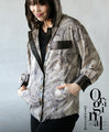 OTONA original. Vintage satin parka in grey for winter