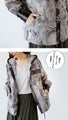 OTONA original. Vintage satin parka in grey for winter