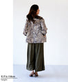 OTONA original. Vintage satin parka in grey for winter