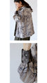 OTONA original. Vintage satin parka in grey for winter