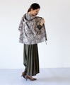 OTONA original. Vintage satin parka in grey for winter