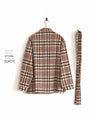 【セール商品返品交換不可】大人色チェック羽織『ベージュ』