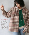 【セール商品返品交換不可】大人色チェック羽織『ベージュ』