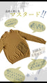 Patchwork accents in mustard color top 