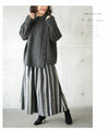 『Charcoal Gray』A change of pace for a simple knit