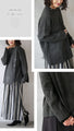 『Charcoal Gray』A change of pace for a simple knit