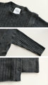 『Charcoal Gray』A change of pace for a simple knit
