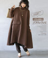 Simple yet unique, my favorite brown dress 