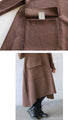 Simple yet unique, my favorite brown dress 