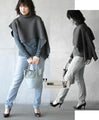 How to make the most of your grey layering look: Ribbed knit vest