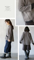 A cute knit made of different materials that you can wear every day in grey