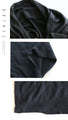 A poncho cardigan that can be worn as a wrap or muffler (Black)
