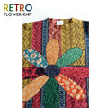Retro Floral Illusion Knit 
