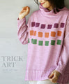 Loose turtleneck top 
