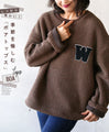Warm and cozy for the season Boa top 