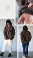 Warm and cozy for the season Boa top 