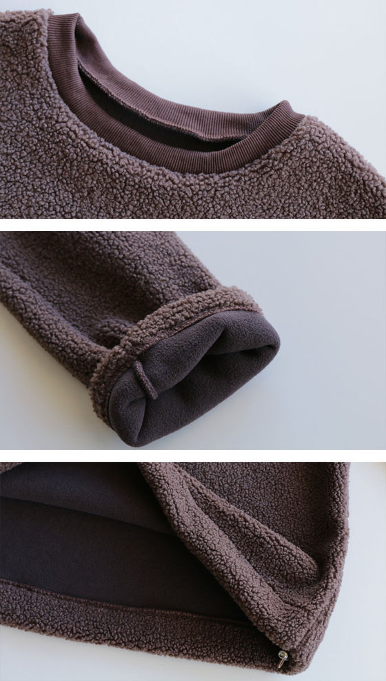 Warm and cozy for the season Boa top