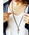 Add some humor to your fashion! Strange robot necklace