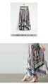 A flared skirt that covers your figure just by wearing it