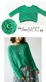 A knit cardigan in a trendy color that will make you look great: Green