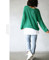 A knit cardigan in a trendy color that will make you look great: Green