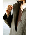 The khaki hoodie is perfect for layering in spring, autumn and winter