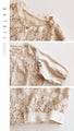★A floral lace blouson with just the right amount of sweetness