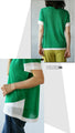 A layered top that looks great even though it's just one piece