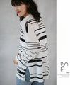 An edgy, adult-style striped knit
