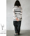 An edgy, adult-style striped knit