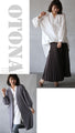 A skipper long shirt with puffy sleeves that instantly increases your femininity