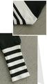 Perfectly proportioned striped knit top