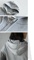 Adult cute relaxed shoulder-drop vest top hoodie